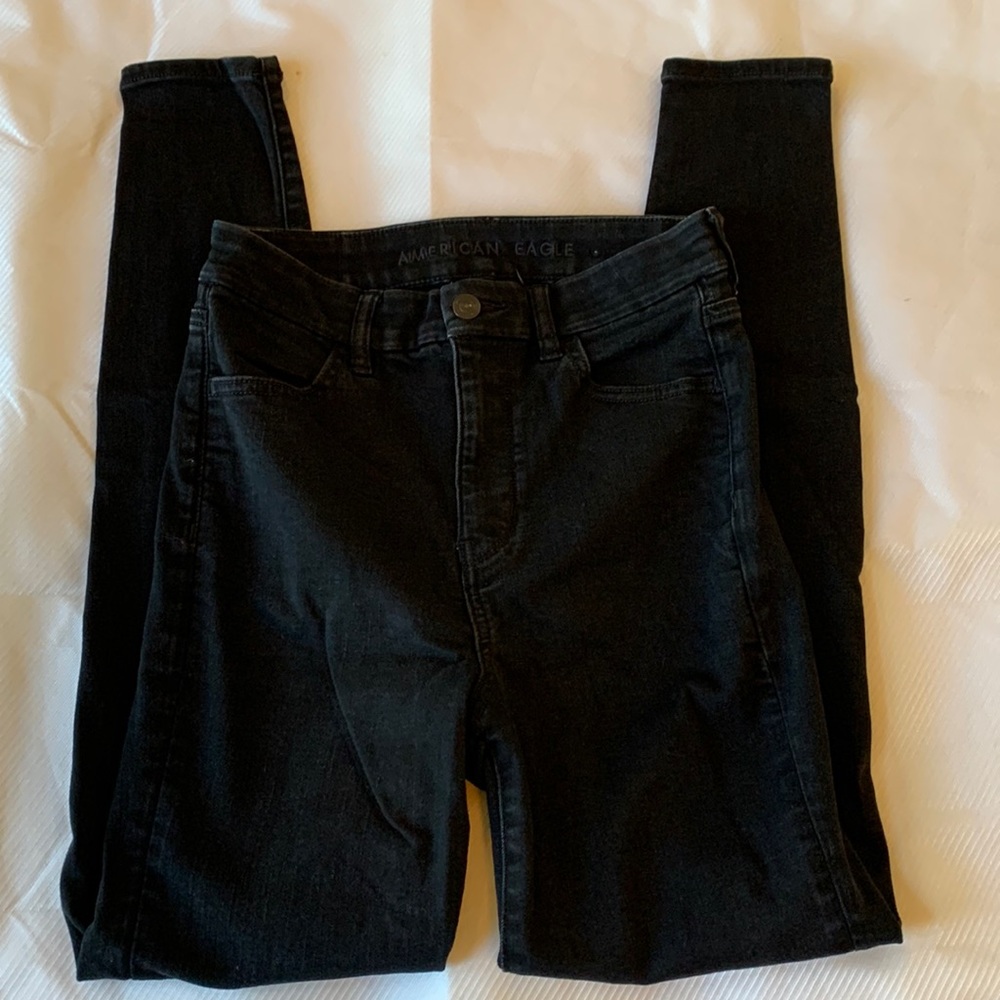 American Eagle ne(x)t level stretch curvy super high rise jegging